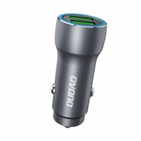 Automobilinis Įkroviklis Dudao "R4+" Pilkas 18W (3xQC3.0)