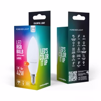Forever Light LED Bulb RGB E14 C37 5W 500lm 4000K class F