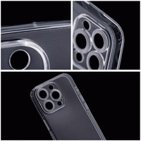 Permatomas 1,5 mm GRID dėklas telefonui IPHONE 15 Plus