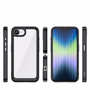 Outer Space dėklas telefonui iPhone 16e lankstus rėmo dangtelis - juodas