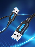 Vention CONBD USB kabelis USB 3.2 Gen 1 (3.1 Gen 1) 0,5 m USB A Juoda
