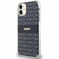 DKNY IML mono ir juostos magnetinis dėklas iPhone 11 / Xr - juodas