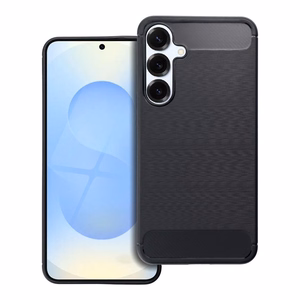 Anglies pluošto dėklas telefonui SAMSUNG S25 Plus - juodas