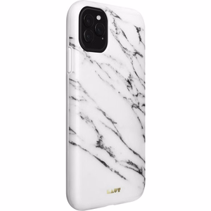 Laut Huex Elements dėklas, skirtas iPhone 11 Pro Max, balto marmuro rašto