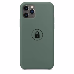Phone Case "Silicone Case" for iPhone 11 Pro Pine Green (in package)