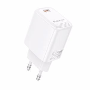 Borofone sieninis įkroviklis BN26 Fuente - Type-C - PD 20W baltas