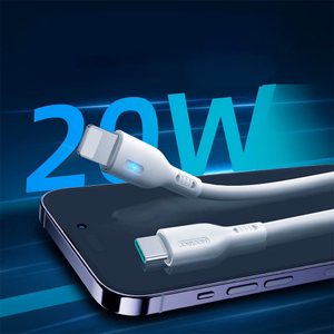 USB laidas Joyroom „A13“ baltas „Type-C / Lightning“ 200cm (iki 20W)