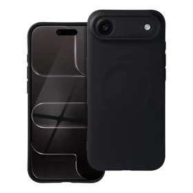 Silikoninis MAG COVER dėklas su MagSafe IPHONE 17 Air juodas