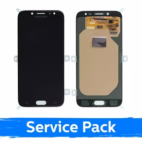 Ekranas skirtas Samsung J730 J7 juodas (Service Pack)
