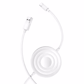 USAMS belaidis įkroviklis US-CC096 10Wz laidu lightning baltas CC96WH02