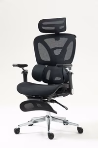 Эргономичное офисное кресло Activejet YK848, чёрное
