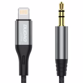Audio adapteris Dudao (L11 Pro)  iš "lightning" į 3,5mm pilkas