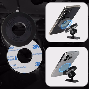 Blavec automobilinis laikiklis BH-16B Carbon magnetinis Magsafe prietaisų skydeliui (BH16BC-MDB) juodas