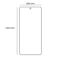 Grūdintas stiklas 2,5D Motorola Moto G84 5G
