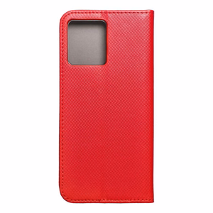 SMART CASE knygos tipo dėklas telefonui MOTOROLA G84 raudonas