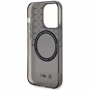 Dėklas BMW BMHMP14XHGPK iPhone 14 Pro Max 6.7" pilka/pilka kietas dėklas Raštas MagSafe