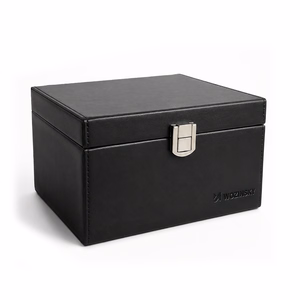 Wozinsky WPB-R16 RFID signalą blokuojanti dėžutė berakčiams raktams su skyreliais, 16x12x9 cm, juoda
