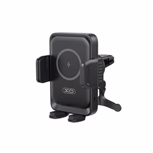 XO car holder WX046 with wireless inductive charger 15W black air vent
