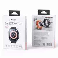YESIDO IO24 SMARTWATCH BT5.0+NFC 200mAh IPX4 ( WITH 2 STRAPS) juodas