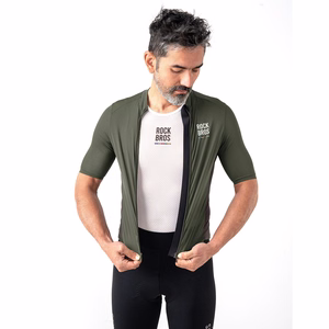 Rockbros 15220004002 ROAD TO SKY men's cycling jersey short sleeve S - green