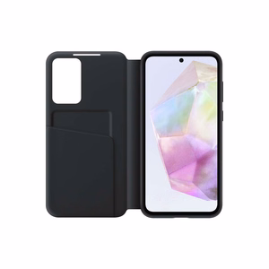 Samsung Išmanusis perverčiamas dėklas EF-ZA356CBEGWW Samsung Galaxy A35 - juodas