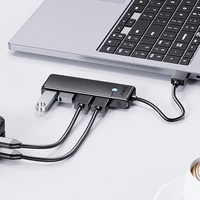 Orico PAPW4A-C3 USB-A Hub prijungimo stotelė 4x USB-A 3.0 - juoda