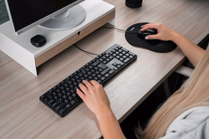 Savio KB-01 klaviatūra namams/biurui USB QWERTY US English juoda