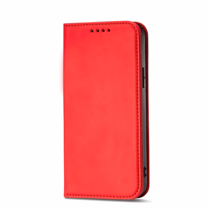 Magnet Card Case for iPhone 13 Pro Pouch Card Wallet Card Holder Red
