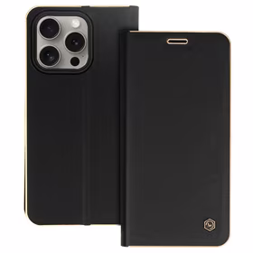 Wonder rėmelio dėklas Iphone 15 Pro Max juodas