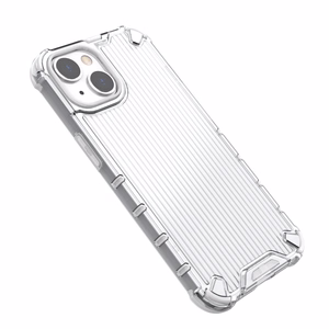 Ombre Protect dėklas iPhone 14 Plus šarvuotas dangtelis rožinė ir mėlyna