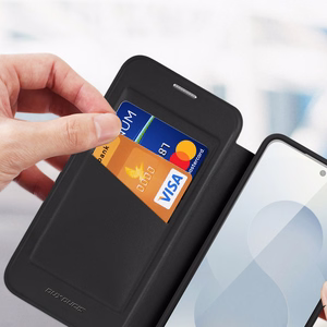 Dux Ducis Skin X Pro MagSafe suderinamas Piniginė Dėklas for Samsung Galaxy S26 - juodas