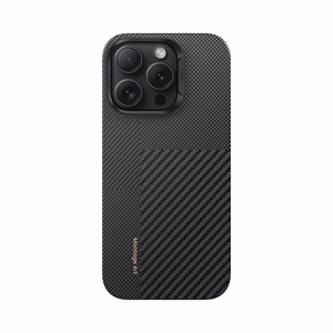 Benks Montage magnetinis Armor Air Kevlar dėklas su PC rėmeliu 600D+1500D (M064) Iphone 16 Plus telefonui juodas