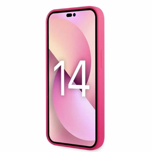 Karl Lagerfeld KLHCP14MSRSGRCF iPhone 14 Plus 6.7 "hardcase pink / pink Silicone RSG