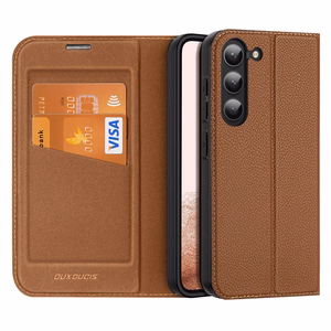 Dėklas Dux Ducis Skin X2 Samsung S916 S23 Plus 5G rudas
