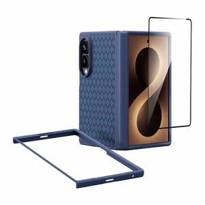 Benks Magnetic Armor Grid Pro Grand Combo dėklas Samsung Galaxy Z Fold 8, mėlynas (C.K.FL.SA.BE.C060)