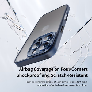 Rock Guard Touch Matte Series dėklas telefonui Iphone 16 Pro mėlynas
