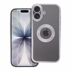 GLAM dėklas telefonui IPHONE 17 sidabrinis
