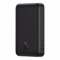 Maitinimo baterija "Baseus Magnetic Mini" 10000 mAh, USB-C 20W MagSafe (juoda)