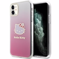 Hello Kitty IML Gradient Electrop Kitty Head dėklas telefonui iPhone 11 / XR - rožinis