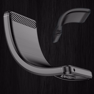 Carbon Case гибкий чехол Realme 9 Pro чёрный