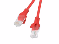 LANBERG PATCHCORD UTP CAT.5E 30M RAUDONAS