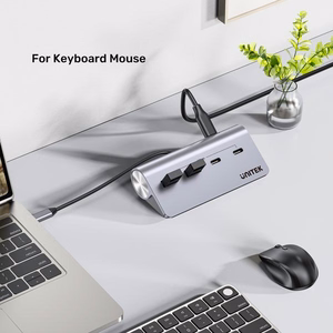 UNITEK aliuminio USB-C šakotuvas 2x USB-A 2x USB-C 5Gbps