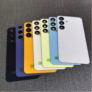 Galinis dangtelis Samsung S921 S24 / Marble Grey / (su kameros stikliuku) OEM