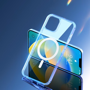 Dux Ducis Clin magnetinis dėklas telefonui iPhone 14 Plus suderinamas su MagSafe skaidrus