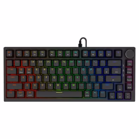 Savio ASTRAL BLACK JADE klaviatūra Žaidimams USB QWERTY JAV tarptautinė versija Juoda