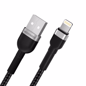 Wozinsky WNBAL2 кабель USB-A Lightning 2.4A 2м - чёрный