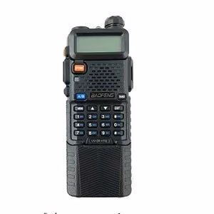 Baofeng UV-5R HTQ – nešiojamoji radijo stotelė, 3800 mAh akumuliatorius, USB-C
