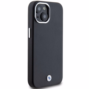 BMW parašas apvyniotas metalinis magnetinis dėklas telefonui iPhone 15 Plus / 14 Plus - juodas