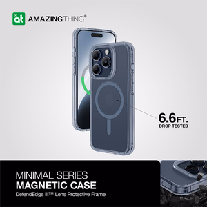 Amazing Thing Minimal magnetinis dėklas MagSafe 6.6FT IP156.7PMMINBU iPhone 15 Pro Max mėlynas