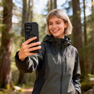 Tech-Protect MagRack MagSafe Dėklas for Samsung Galaxy S26 Ultra - Matinis juodas